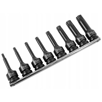 Richmann IMPACT TORX SET T30-T80, 1/2”, 8 kom,Corona C6950 Richmann IMPACT TORX SET T30-T80, 1/2”, 8 kom,Corona C6950