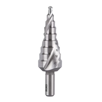 Ruko stepenasta burgija HSSE-Co 5 4-20/2mm 101051-1 Ruko stepenasta burgija HSSE-Co 5 4-20/2mm 101051-1