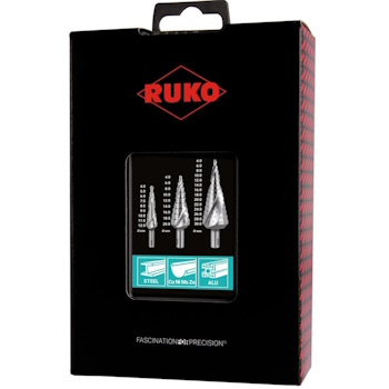 Ruko stepenasta burgija HSS-G set 3/1 101026 Ruko stepenasta burgija HSS-G set 3/1 101026