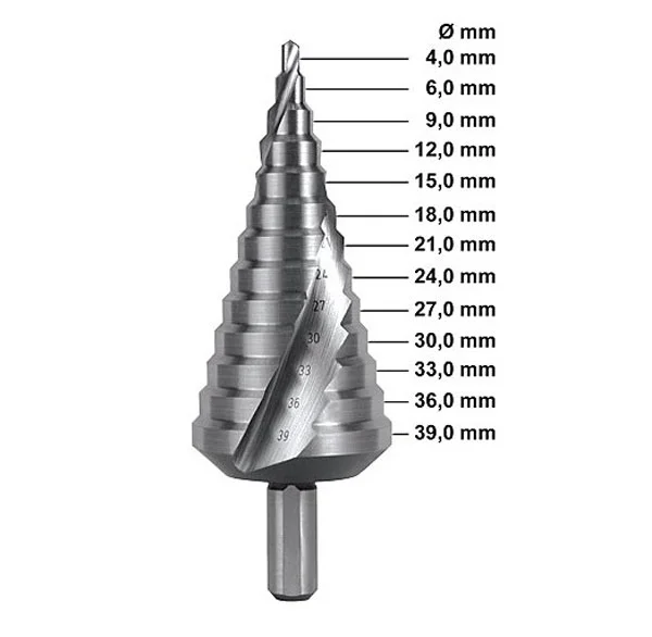Ruko stepenasta burgija 4-39mm 101056 Ruko stepenasta burgija 4-39mm 101056