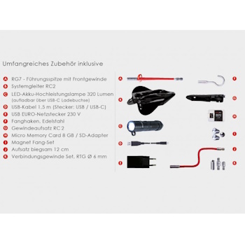 Runpotec RC2 Inspekcijska kamera-30m 10140 Runpotec RC2 Inspekcijska kamera-30m 10140