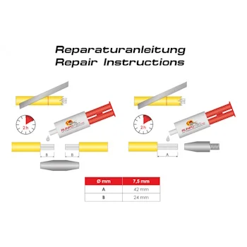 Runpotec završni deo Ø9 sa navojem RTG Ø12 za popravku GF9 20379 Runpotec završni deo Ø9 sa navojem RTG Ø12 za popravku GF9 20379