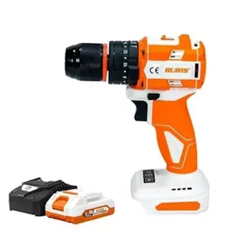 Ruris aku udarna bušilica-odvijač bez četkica 20V/2Ah 60Nm RMX1360 9819