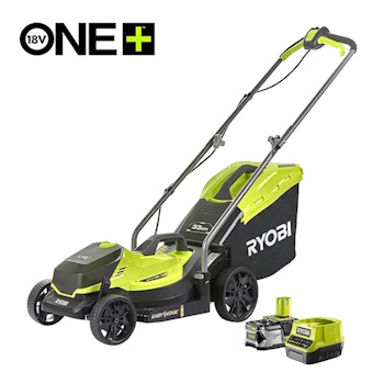 Ryobi aku kosačica za travu 18V ONE+™ sa baterijom (4Ah) i punjačem RLM18X33B40 Ryobi aku kosačica za travu 18V ONE+™ sa baterijom (4Ah) i punjačem RLM18X33B40