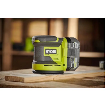 Ryobi aku kružna vibraciona brusilica 125mm ONE+18V RROS18-0-8