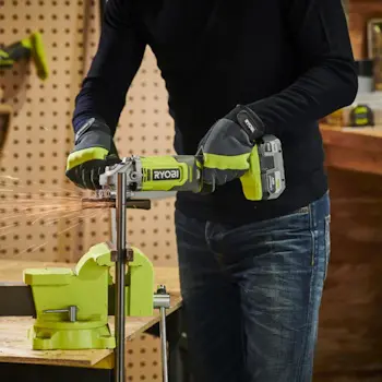 Ryobi aku ugaona brusilica 125mm + punjač + baterija 4Ah 18V ONE+™ RAG18125-1C40S-4