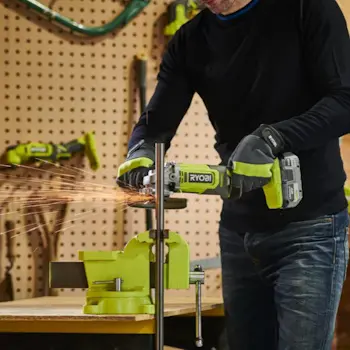 Ryobi aku ugaona brusilica 125mm + punjač + baterija 4Ah 18V ONE+™ RAG18125-1C40S-5