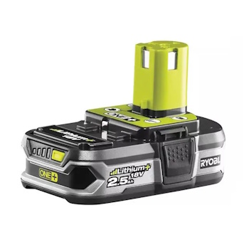 Ryobi baterija 18V Lithium+ ONE+ 2.5Ah RB18L25 Ryobi baterija 18V Lithium+ ONE+ 2.5Ah RB18L25