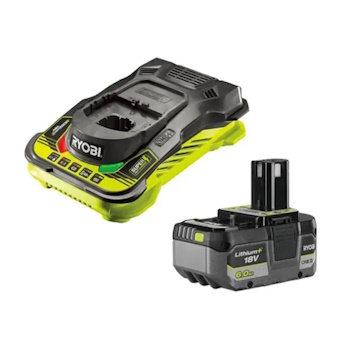 Ryobi brzi punjač 5A i Lithium+ baterija 6Ah set RC18150-160X