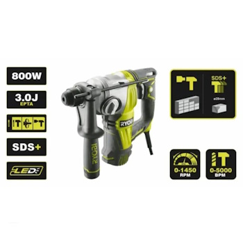 Ryobi električna čekić-bušilica SDS+ 800W RSDS800-K-6