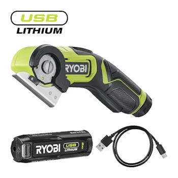 Ryobi kompaktni bežični alat za sečenje USB Lithium™ 4V (2.0Ah) RCT4-120G Ryobi kompaktni bežični alat za sečenje USB Lithium™ 4V (2.0Ah) RCT4-120G