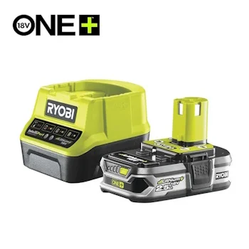 Ryobi set punjač baterija i baterija od 2.5Ah 18V ONE+™ RC18120-125 Ryobi set punjač baterija i baterija od 2.5Ah 18V ONE+™ RC18120-125