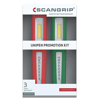 Scangrip promo set UNIPEN ručnih LED lampi u bojama SC-49.0438-1