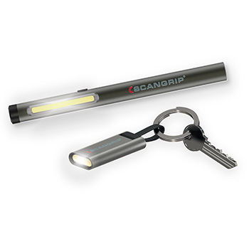Scangrip akcijski komplet - Lampa za glavu I-VIEW 03.5026 + Set LED lampa olovka i USB privezak lampa 49.0401-4