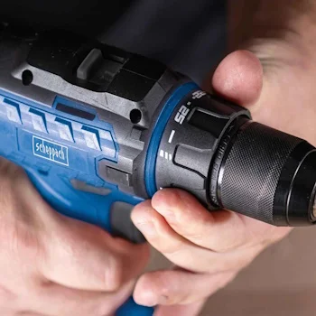 Scheppach akumulatorska bušilica/odvijač Solo IXES C-DD45-X + set punjač 2.4A i baterija 2.0Ah-1