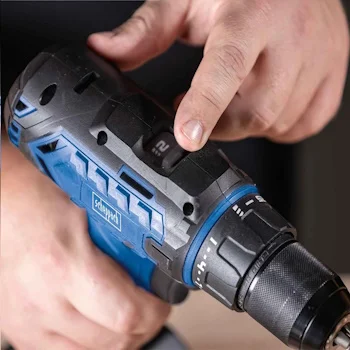 Scheppach akumulatorska bušilica/odvijač Solo IXES C-DD45-X + set punjač 2.4A i baterija 2.0Ah-2