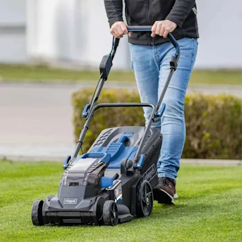 Scheppach aku kosačica Brushless IXES BC-MP430-X + set 2 x punjač 2.4A i 2 x baterija 2.0Ah-1