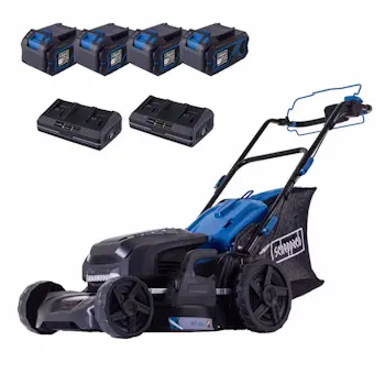 Scheppach aku kosačica BC-MP470-X set XL2x2 5911417400 Scheppach aku kosačica BC-MP470-X set XL2x2 5911417400