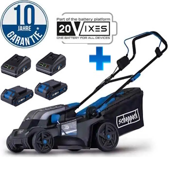 Scheppach aku kosačica Brushless IXES BC-MP380-X + set 2 x punjač 2.4A i 2 x baterija 4.0Ah Scheppach aku kosačica Brushless IXES BC-MP380-X + set 2 x punjač 2.4A i 2 x baterija 4.0Ah