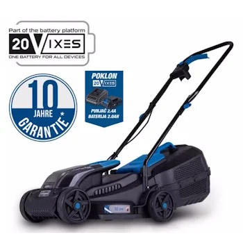 Scheppach aku kosilica Brushless IXES BC-MP320-X + set punjač 2.4A i baterija 2.0Ah