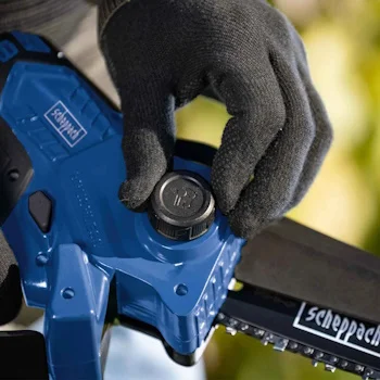 Scheppach aku lančana testera Brushless IXES BC-PS150-X + set punjač 2.4A i baterija 4.0Ah-4