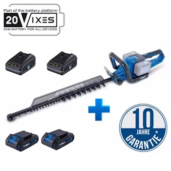 Scheppach aku makaze za živu ogradu Brushless IXES BC-HT720-X + set 2x punjač 2.4A i 2 x baterija 4.0Ah