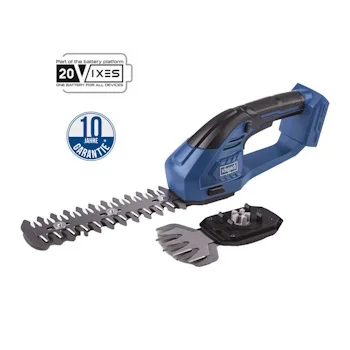 Scheppach aku makaze za travu/živu ogradu IXES C-HTGS200-X + set punjač 2.4A i baterija 4.0Ah Scheppach aku makaze za travu/živu ogradu IXES C-HTGS200-X + set punjač 2.4A i baterija 4.0Ah