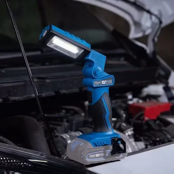 Scheppach aku radna lampa IXES Solo C-WL20-X + set punjač 2.4A i baterija 2.0Ah-3