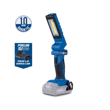 Scheppach aku radna lampa IXES Solo C-WL20-X + set punjač 2.4A i baterija 2.0Ah Scheppach aku radna lampa IXES Solo C-WL20-X + set punjač 2.4A i baterija 2.0Ah
