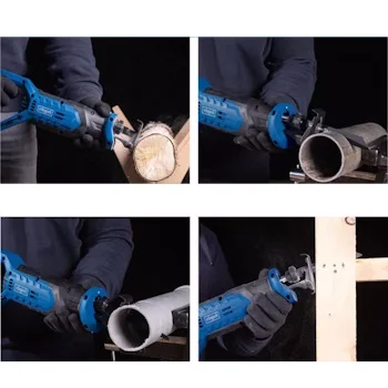 Scheppach aku recipro testera - lisičji rep IXES Solo C-RS100-X + set punjač 2.4A i baterija 2.0Ah-1