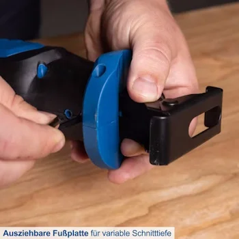 Scheppach aku recipro testera - lisičji rep IXES Solo C-RS100-X + set punjač 2.4A i baterija 2.0Ah-8