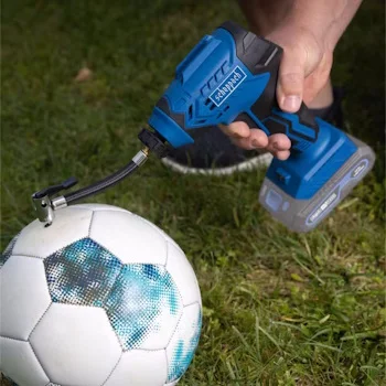 Scheppach aku ručni kompresor IXES Solo C-AC20-X + set punjač 2.4A i baterija 4.0Ah-3