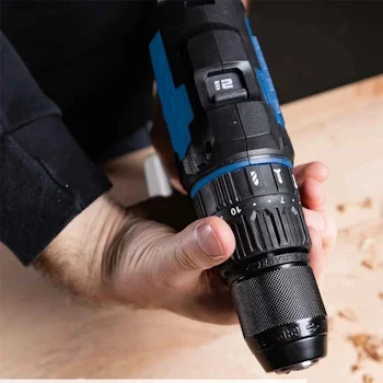 Scheppach aku udarna bušilica/odvijač Solo IXES C-CD45-X + set punjač 2.4A i baterija 2.0Ah-5