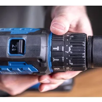 Scheppach aku udarna bušilica/odvijač Solo IXES C-CD45-X + set punjač 2.4A i baterija 2.0Ah-7