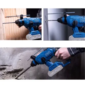 Scheppach aku udarna čekić bušilica SDS PLUS Brushless IXES Solo BC-RHD230-X+ set punjač 2.4A i baterija 2.0Ah-1 Scheppach aku udarna čekić bušilica SDS PLUS Brushless IXES Solo BC-RHD230-X+ set punjač 2.4A i baterija 2.0Ah-1