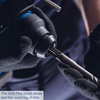 Scheppach aku udarna čekić bušilica SDS PLUS Brushless IXES Solo BC-RHD230-X+ set punjač 2.4A i baterija 2.0Ah-6 Scheppach aku udarna čekić bušilica SDS PLUS Brushless IXES Solo BC-RHD230-X+ set punjač 2.4A i baterija 2.0Ah-6