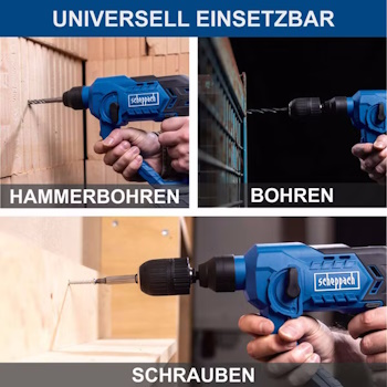 Scheppach aku udarna čekić bušilica SDS PLUS IXES C-RHD130-X + set punjač 2.4A i baterija 4.0Ah Scheppach aku udarna čekić bušilica SDS PLUS IXES C-RHD130-X + set punjač 2.4A i baterija 4.0Ah