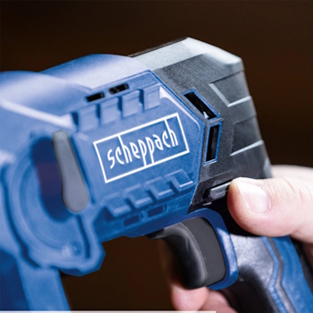 Scheppach aku udarna čekić bušilica SDS PLUS IXES C-RHD130-X + set punjač 2.4A i baterija 4.0Ah Scheppach aku udarna čekić bušilica SDS PLUS IXES C-RHD130-X + set punjač 2.4A i baterija 4.0Ah