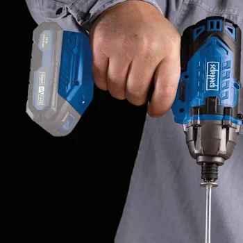 Scheppach aku udarni odvijač 180Nm 1/4” IXES Solo C-ID180-X + set punjač 2.4A i baterija 2.0Ah-1