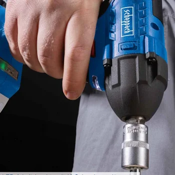 Scheppach aku udarni odvijač 370Nm 1/2” Brushless Solo IXES BC-IW350-X + set punjač 2.4A i baterija 2.0Ah-3