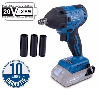 Scheppach aku udarni odvijač 370Nm 1/2” Brushless IXES BC-IW350-X + set punjač 2.4A i baterija 4.0Ah Scheppach aku udarni odvijač 370Nm 1/2” Brushless IXES BC-IW350-X + set punjač 2.4A i baterija 4.0Ah