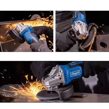 Scheppach aku ugaona brusilica Brushless IXES Solo BC-AG125-X + set punjač 2.4A i baterija 2.0Ah Scheppach aku ugaona brusilica Brushless IXES Solo BC-AG125-X + set punjač 2.4A i baterija 2.0Ah