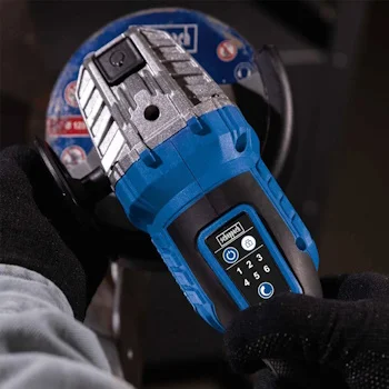 Scheppach aku ugaona brusilica Brushless IXES Solo BC-AG125-X + set punjač 2.4A i baterija 2.0Ah Scheppach aku ugaona brusilica Brushless IXES Solo BC-AG125-X + set punjač 2.4A i baterija 2.0Ah