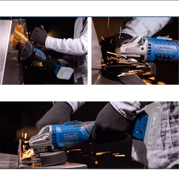 Scheppach aku ugaona brusilica IXES C-AG125-X + set punjač 2.4A i baterija 4.0Ah-1