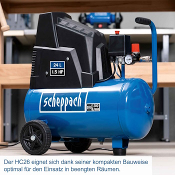 Scheppach kompresor za vazduh 24l HC26 Scheppach kompresor za vazduh 24l HC26