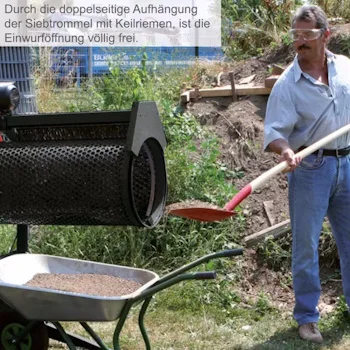 Scheppach separator za zemlju bubanj Ø400mm RS400-2