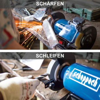 Scheppach  stona dvostrana brusilica 500W SM200L-1