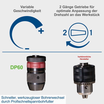 Scheppach stubna bušilica 710W DP60 Scheppach stubna bušilica 710W DP60