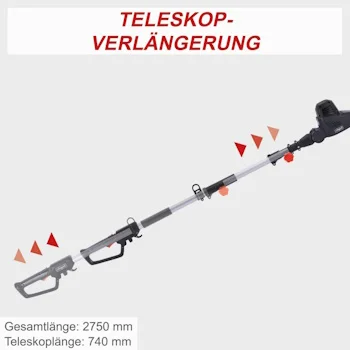 Scheppach teleskopske električne makaze 500W ETHT500-1