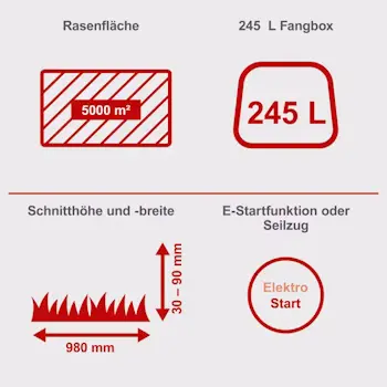 Scheppach traktor kosačica 12.5KS TMR452-98H-RD 59112112903-6